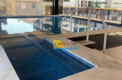 Apartamento com 2 dormitórios à venda, 62 m² por r$ 408.000,00 - boqueirão - praia grande/sp