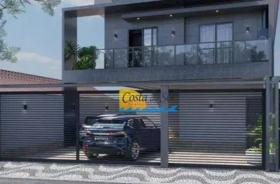 Casa com 2 dormitórios à venda, 86 m² por r$ 370.000,00 - aviação - praia grande/sp