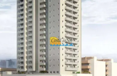 Apartamento com 1 dormitório à venda, 53 m² por r$ 392.200,00 - jardim real - praia grande/sp