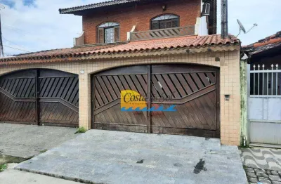 Sobrado com 3 dormitórios à venda, 171 m² por r$ 700.000,00 - mirim - praia grande/sp