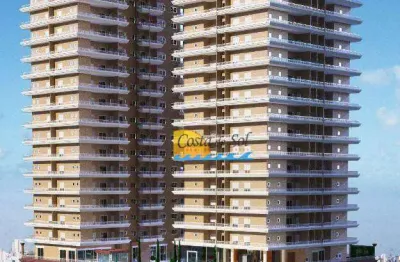 Apartamento com 2 dormitórios à venda, 85 m² por r$ 600.000,00 - canto do forte - praia grande/sp