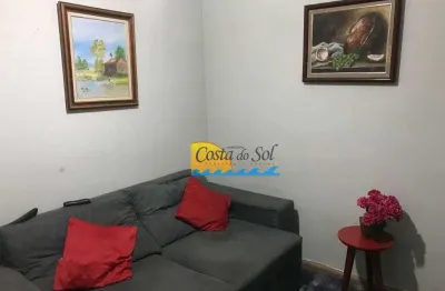 Apartamento com 1 dormitório à venda, 48 m² por r$ 235.000,00 - aviação - praia grande/sp