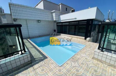 Cobertura com 3 dormitórios à venda, 194 m² por r$ 1.500.000,00 - canto do forte - praia grande/sp