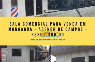 Salão à venda, 32 m² por r$ 300.000,00 - agenor de campos - mongaguá/sp
