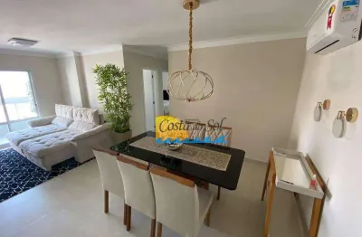 Apartamento com 2 dormitórios à venda, 76 m² por r$ 820.000,00 - boqueirão - praia grande/sp