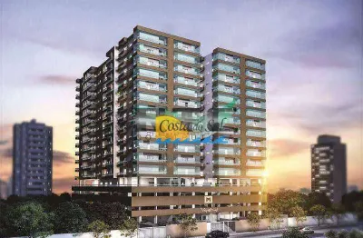 Apartamento com 3 dormitórios à venda, 106 m² por r$ 720.000,00 - caiçara - praia grande/sp