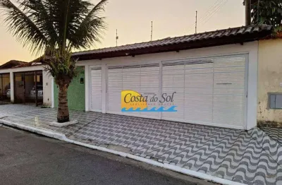 Casa com 3 dormitórios à venda, 500 m² por r$ 780.000,00 - solemar - praia grande/sp