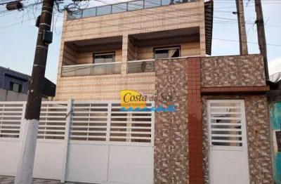 Casa com 3 dormitórios à venda, 140 m² por r$ 477.000,00 - jardim glória - praia grande/sp