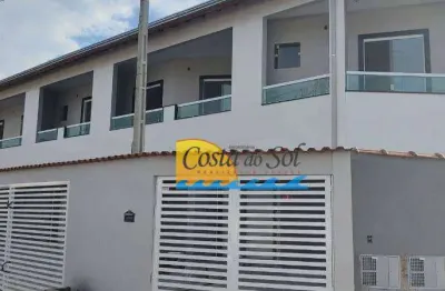 Casa com 1 dormitório à venda por r$ 270.000,00 - jardim samambaia - praia grande/sp