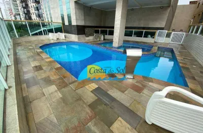 Apartamento com 3 dormitórios à venda, 130 m² por r$ 1.300.000,00 - aviação - praia grande/sp
