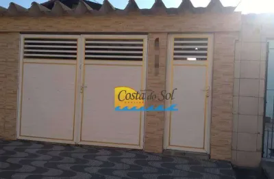 Casa com 2 dormitórios à venda por r$ 400.000,00 - jardim anhangüera - praia grande/sp