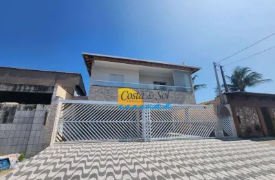 Casa com 2 dormitórios à venda, 54 m² por r$ 340.000,00 - sítio do campo - praia grande/sp