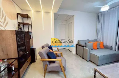 Apartamento com 2 dormitórios à venda, 48 m² por r$ 350.000,00 - vila assunção - praia grande/sp