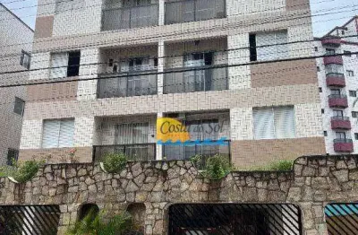Apartamento com 1 dormitório à venda, 45 m² por r$ 225.000 - caiçara - praia grande/sp