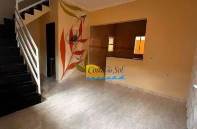Sobrado com 2 dormitórios à venda, 65 m² por r$ 229.900 - vila atlântica - mongaguá/sp