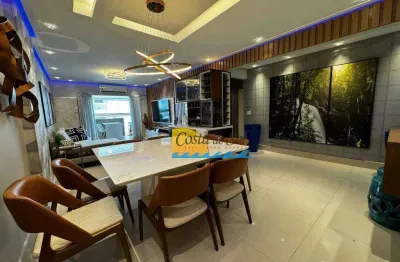 Apartamento com 3 dormitórios à venda, 148 m² por r$ 2.490.000,00 - canto do forte - praia grande/sp