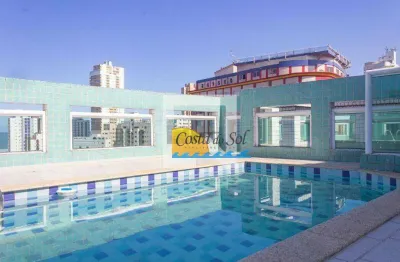 Apartamento com 1 quartos  à venda, 33 m² por r$ 290.000 - boqueirão - praia grande/sp