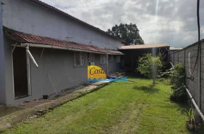 Casa com 2 dormitórios à venda, 65 m² por r$ 250.000 - balneário jussara - mongaguá/sp