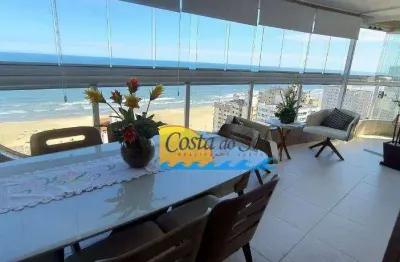 Apartamento com 3 quartos  à venda, 125 m² por r$ 1.100.000 - aviação - praia grande/sp