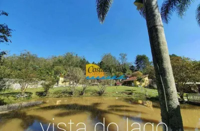 Chácara com 2 dormitórios à venda, 42500000 m² por r$ 800.000,00 - sítio casa vermelha (ouro fino paulista) - ribeirão pires/sp