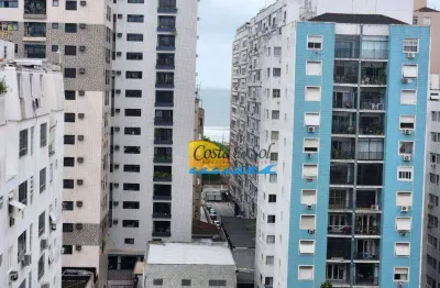 Cobertura com 3 dormitórios à venda, 191 m² por r$ 1.810.000,00 - campo grande - santos/sp