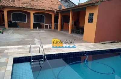 Casa com 4 dormitórios à venda por r$ 420.000,00 - balneário veneza - itanhaém/sp