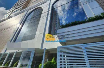 Apartamento com 3 dormitórios à venda, 120 m² por r$ 980.000,00 - caiçara - praia grande/sp