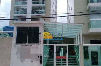 Apartamento com 1 dormitório à venda, 52 m² por r$ 345.000,00 - canto do forte - praia grande/sp