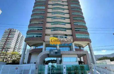 Apartamento com 3 dormitórios à venda, 104 m² por r$ 900.000,00 - centro - mongaguá/sp