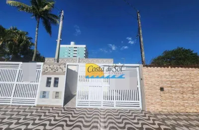 Casa com 2 dormitórios à venda, 70 m² por r$ 470.000,00 - jardim real - praia grande/sp