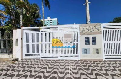 Casa com 2 dormitórios à venda, 70 m² por r$ 460.000,00 - jardim real - praia grande/sp
