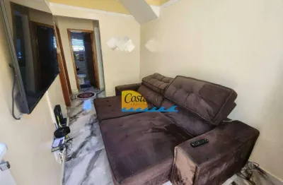 Casa com 2 dormitórios à venda por r$ 385.000,00 - mirim - praia grande/sp