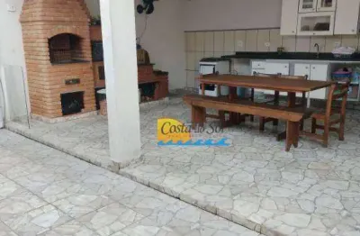 Casa com 4 dormitórios à venda, 97 m² por r$ 750.000,00 - maracanã - praia grande/sp