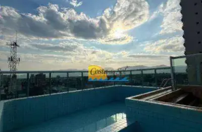 Apartamento com 1 dormitório à venda, 38 m² por r$ 266.000,00 - aviação - praia grande/sp