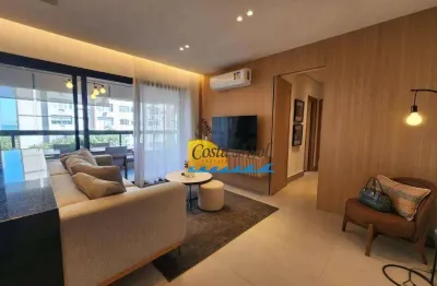 Apartamento com 2 dormitórios à venda, 75 m² por r$ 996.420,00 - josé menino - santos/sp