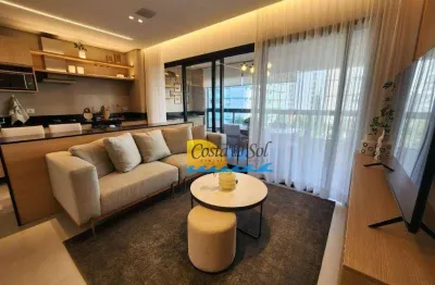 Apartamento com 2 dormitórios à venda, 75 m² por r$ 986.420,00 - josé menino - santos/sp