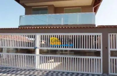 Casa com 2 dormitórios à venda, 80 m² por r$ 360.000,00 - maracanã - praia grande/sp