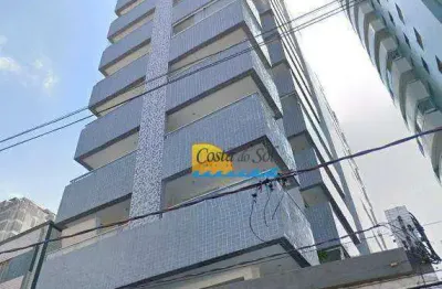 Apartamento com 1 dormitório para alugar, 40 m² por r$ 2.900,00/mês - boqueirão - praia grande/sp