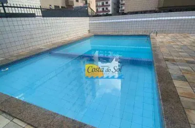 Apartamento com 2 dormitórios à venda, 80 m² por r$ 395.000,00 - vila assunção - praia grande/sp