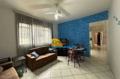 Apartamento com 1 dormitório para alugar, 64 m² por r$ 2.000,00/mês - vila guilhermina - praia grande/sp