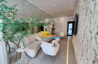 Apartamento com 3 dormitórios à venda, 108 m² por r$ 1.475.000,00 - josé menino - santos/sp