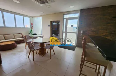 Apartamento com 2 dormitórios à venda, 67 m² por r$ 821.000,00 - boqueirão - santos/sp