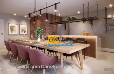 Apartamento com 3 dormitórios à venda, 124 m² por r$ 1.847.000,00 - ponta da praia - santos/sp