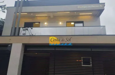 Casa com 2 dormitórios à venda, 74 m² por r$ 415.000,00 - mirim - praia grande/sp