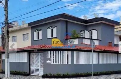 Sobrado com 3 dormitórios para alugar, 130 m² por r$ 7.500,00/mês - ocian - praia grande/sp