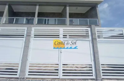 Casa com 2 dormitórios à venda, 90 m² por r$ 400.000,00 - mirim - praia grande/sp