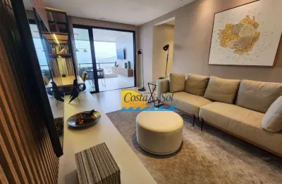 Apartamento com 3 dormitórios à venda, 82 m² por r$ 1.100.000,00 - aparecida - santos/sp