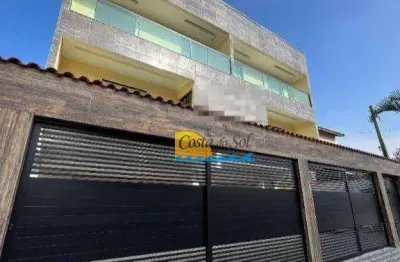 Casa com 2 dormitórios à venda, 84 m² por r$ 430.000,00 - caiçara - praia grande/sp