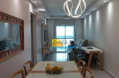 Apartamento com 2 dormitórios à venda, 87 m² por r$ 772.000,00 - caiçara - praia grande/sp