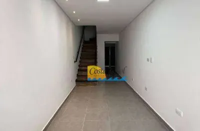 Sobrado com 2 dormitórios à venda, 70 m² por r$ 365.000,00 - caiçara - praia grande/sp